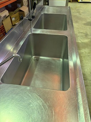 FREGADERO INDUSTRIAL 300CM