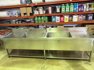 FREGADERO INDUSTRIAL 300CM