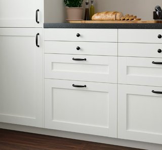 Puerta IKEA ENKÖPING blanco efecto madera 30x80 cm
