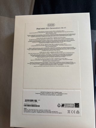 iPad Mini 6ª Gen Morado. 64GB