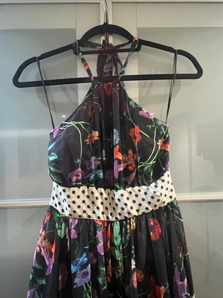 Vestido Mango Largo Estampado Talla S (solo envios