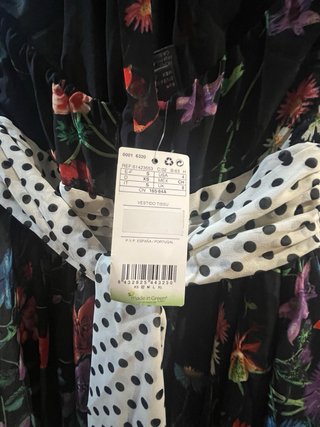 Vestido Mango Largo Estampado Talla S (solo envios