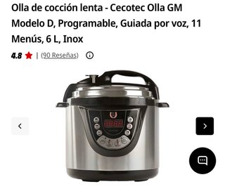 Olla Cecotec GM Modelo D 6L Inox