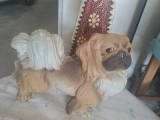 Figura perro cerámica c. Martinu