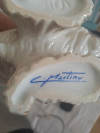 Figura perro cerámica c. Martinu