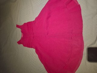 Vestido niña fucsia