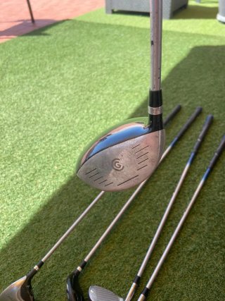 Juego Palos Golf Jr Cleveland + Bolsa