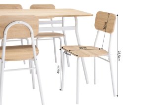 Mesa y 4 Sillas Comedor