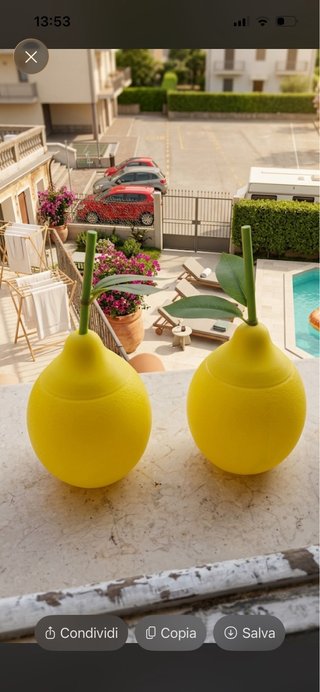 Borracce limone con cannuccia