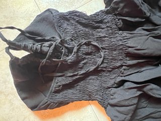 Vestito donna taglia unica con balze