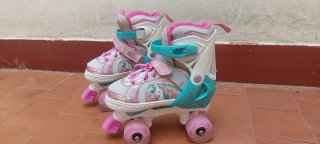 Patines de artístico para niñas con luces
