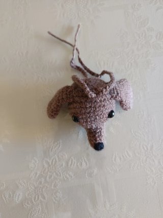 Cabeza de perrito crochet