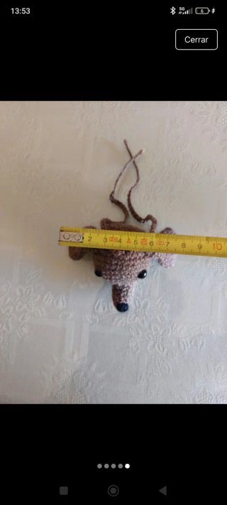 Cabeza de perrito crochet