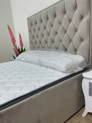 Cama Matrimonio Cabecero Tapizado 135cm