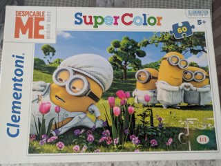 Lote 2 Puzzles Minions Clementoni  104 y 60 piezas
