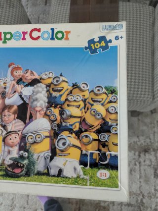 Lote 2 Puzzles Minions Clementoni  104 y 60 piezas
