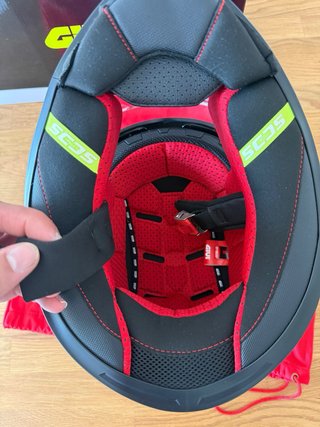 Casco Moto Integral Talla M Negro