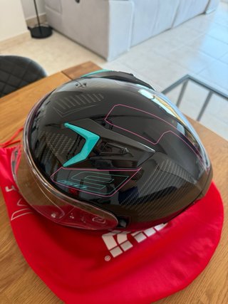 Casco Moto Integral Talla M Negro