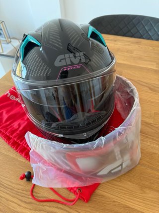 Casco Moto Integral Talla M Negro