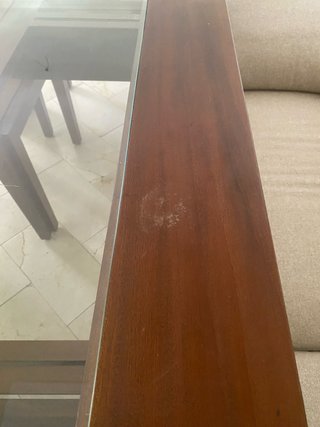 Mesa de comedor y 4 sillas madera