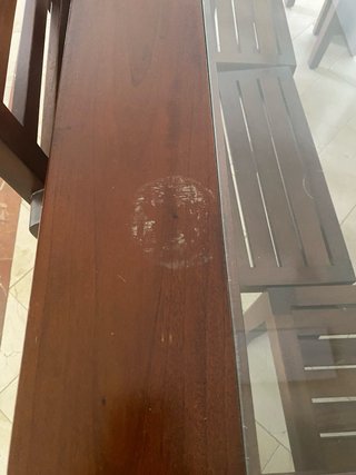 Mesa de comedor y 4 sillas madera