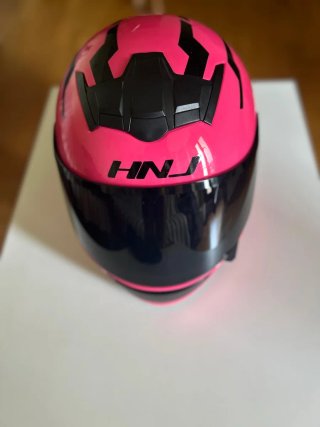 Casco Moto Integral HNJ Rosa Talla S
