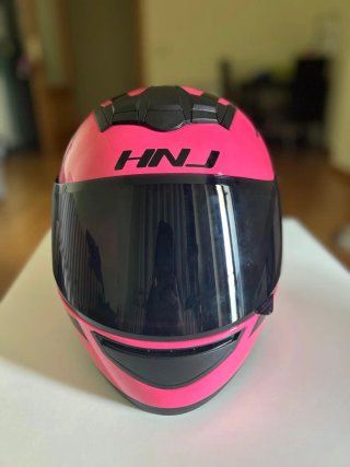 Casco Moto Integral HNJ Rosa Talla S