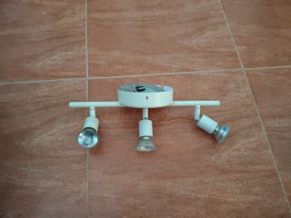 Lámpara de techo blanca