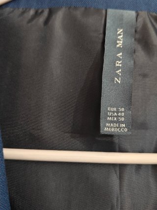 Traje de hombre azul
