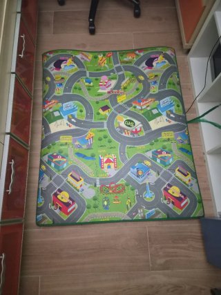 Alfombra infantil de tela para jugar