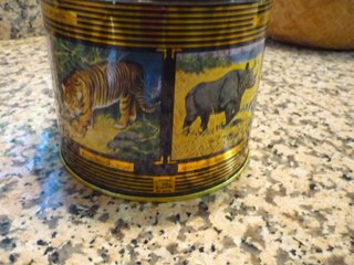 Scatola Latta Vintage India Anni '70