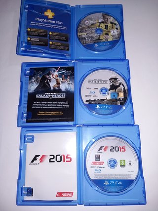 Lote 3 Giochi PS4: F1 2015, Battlefront, FIFA 17