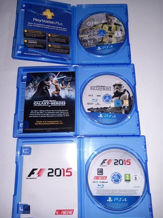 Lote 3 Giochi PS4: F1 2015, Battlefront, FIFA 17