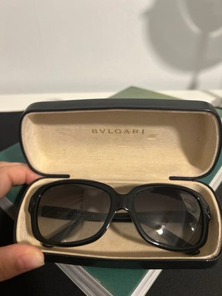 Gafas de Sol Bvlgari Negras con Incrustaciones