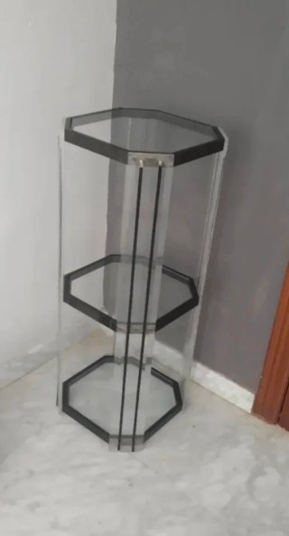 Estantería Cristal y Metacrilato Años 80