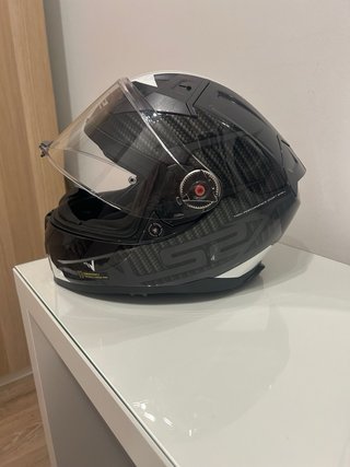 Casco Moto LS2 Vector II Negro Carbono
