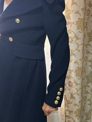 Abrigo azul marino nuevo