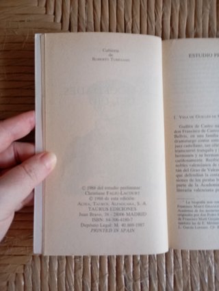 Libro: Las Mocedades del Cid.