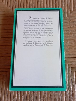 Libro: Las Mocedades del Cid.