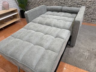 Sofá Cama 2 Plazas Gris con Cojines