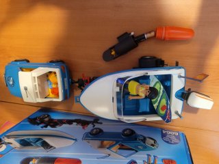 Playmobil 6864 Coche y Barco