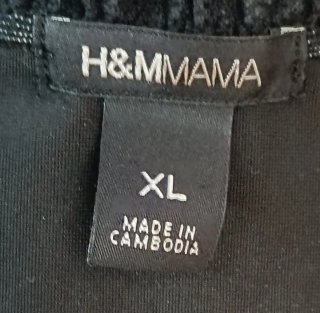 Blusa premamá negra T-XL
