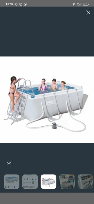 Piscina Bestway Power Steel 2.87x2.01x1.00