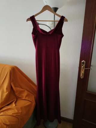 Vestido de fiesta rojo largo