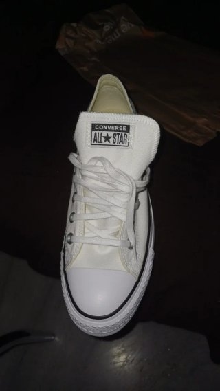 Converse Blancas Talla Grande
