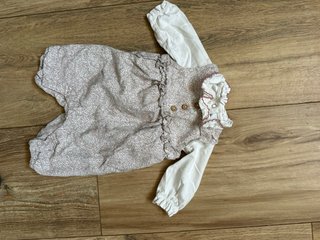 3 conjuntos primera puesta bebé niña