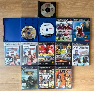 🇮🇨 PS2 Slim Negra + Juegos