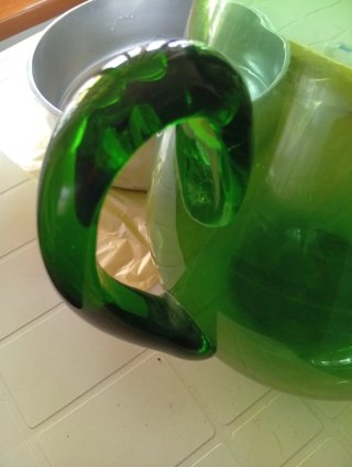 Brocca Vintage Vetro Verde Anni '50