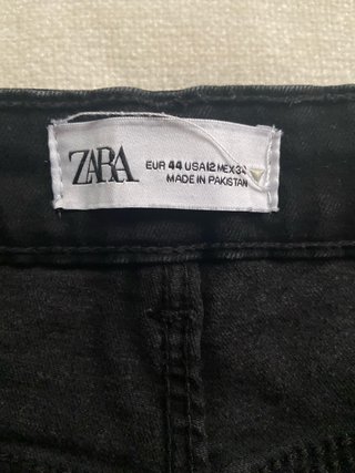 Pantalón Zara Negro Mujer