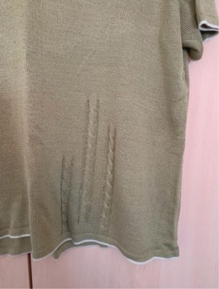 Camiseta verde caqui